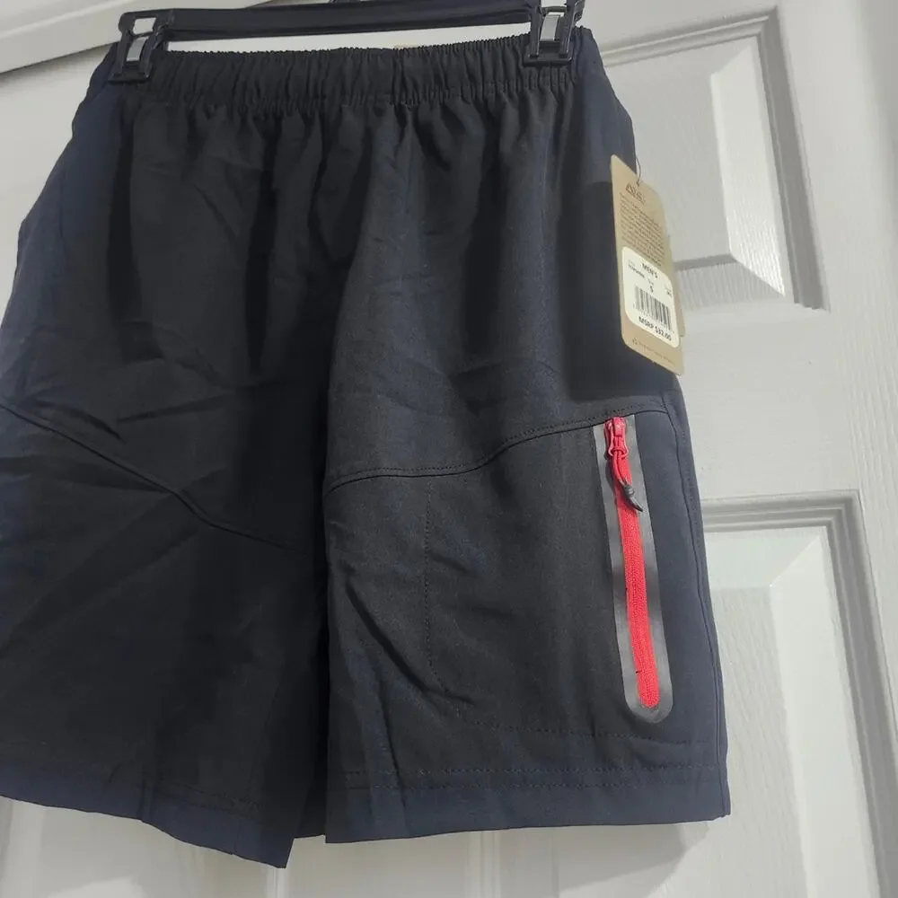 ❤️NWT❤️ Men's Performance Athletic Shorts - Black with Red Accent